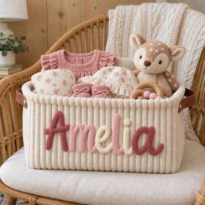 Baby Knits™ Personalisierter Strickkorb